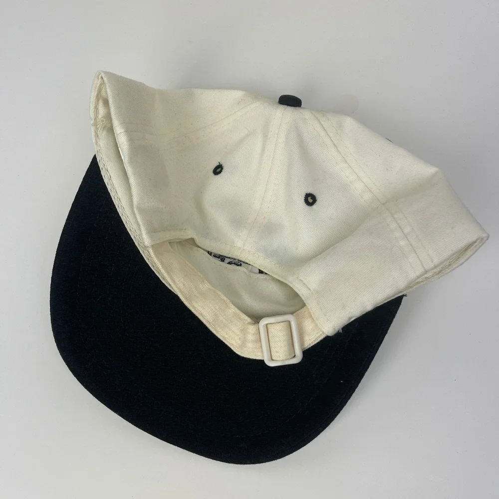 Otto Cap Hat Mens OSFA Imago Dei Two-Tone White Black Embroidered Strapback EUC